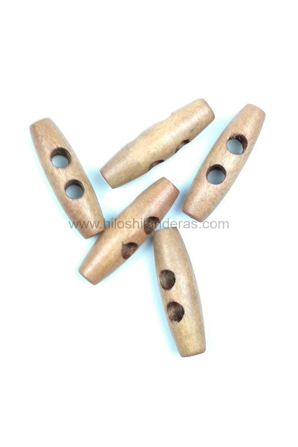 Botón de madera trenca chilaba 40 mm » Hilos & Hilanderas