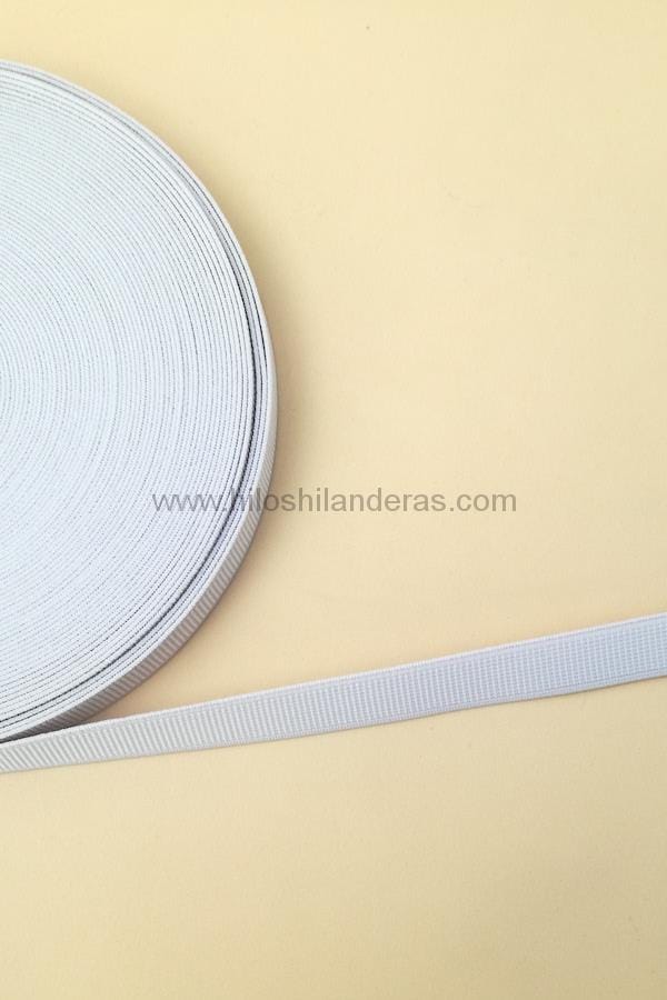 Cinta elástica slips color blanco. Artículos para mercería. Costura online